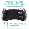 Walker Tray with Pockets