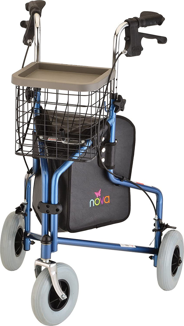 NOVA Traveler 3 Wheel Rolling Walker