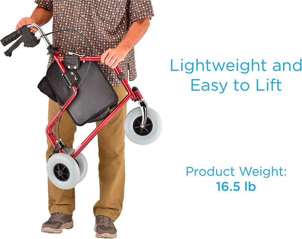 NOVA Traveler 3 Wheel Rolling Walker