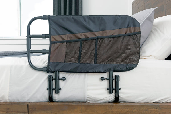 EZ Adjust Bed Rail and Bed Assist Grab Bar