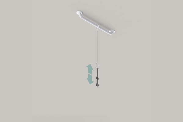 HealthCraft e2 Ceiling Mount Trapeze & Grab Bar