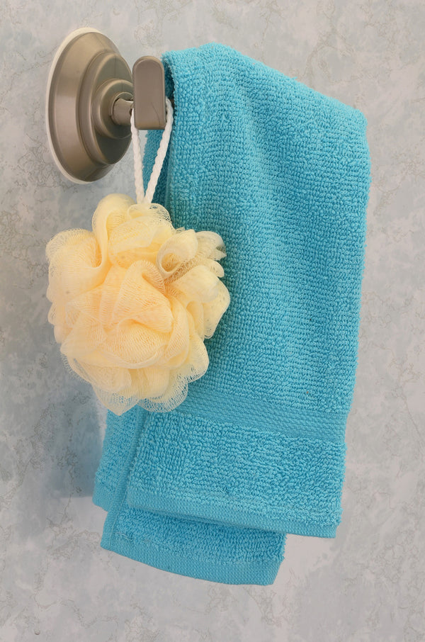 SUCTION CUP TOWEL HOOK NICKEL