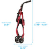 Cruiser Classic Rolling Walker- Red