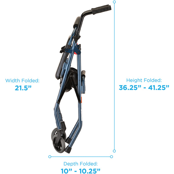 CRUISER II ROLLING WALKER - BLUE