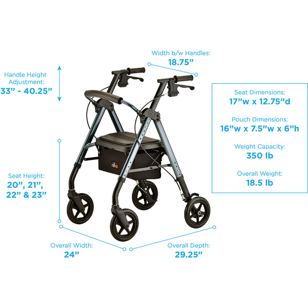 Nova Star 8 Deluxe Rollator