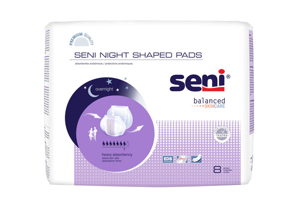 Seni Anatomical Shaped Pads for Night