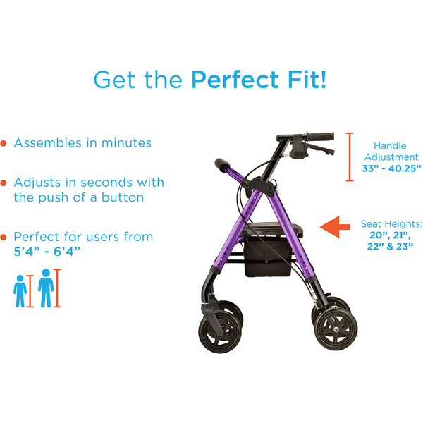 Nova Star 8 Deluxe Rollator