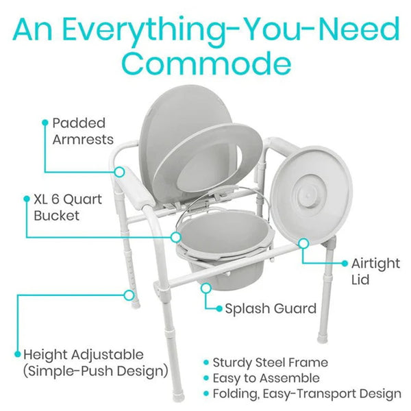 Vive Folding Commode