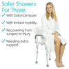 Shower Chair with arms and Back