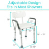 Shower Chair with arms and Back