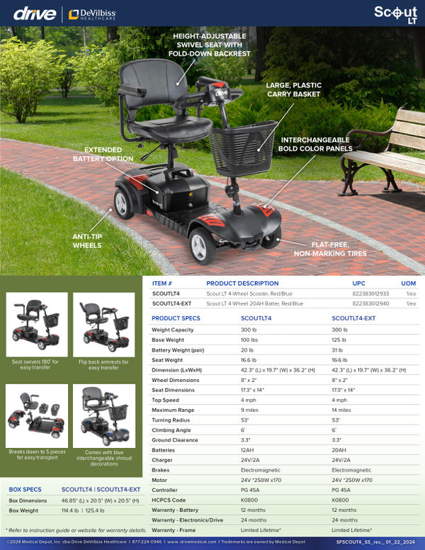 Buzzaround XL+ 4 Wheel GB152