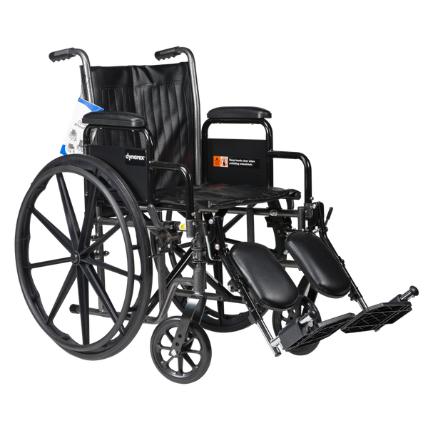 Standard Wheelchair with Elevating Leg Rest