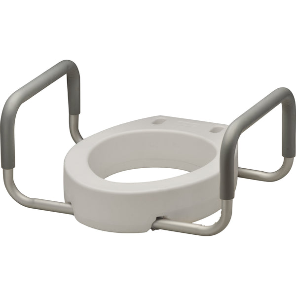 Standard Toilet Seat Riser with Padded Arms