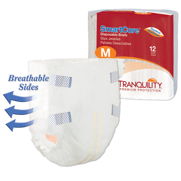 Smart Core Style Tranquility SmartCore Breathable Briefs - Tab-Style