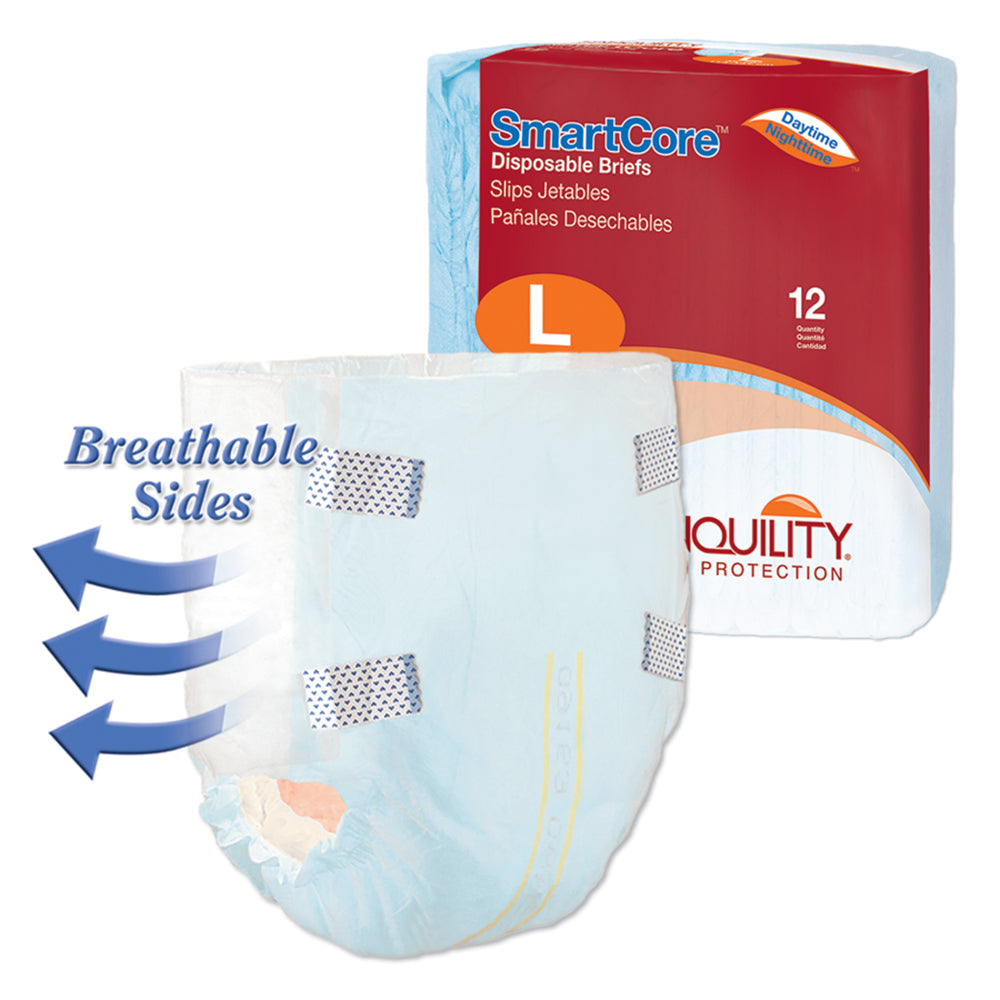 Smart Core Style Tranquility SmartCore Breathable Briefs - Tab-Style