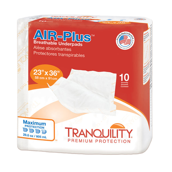 Tranquility Air Plus Underpad - Maximum Absorbency