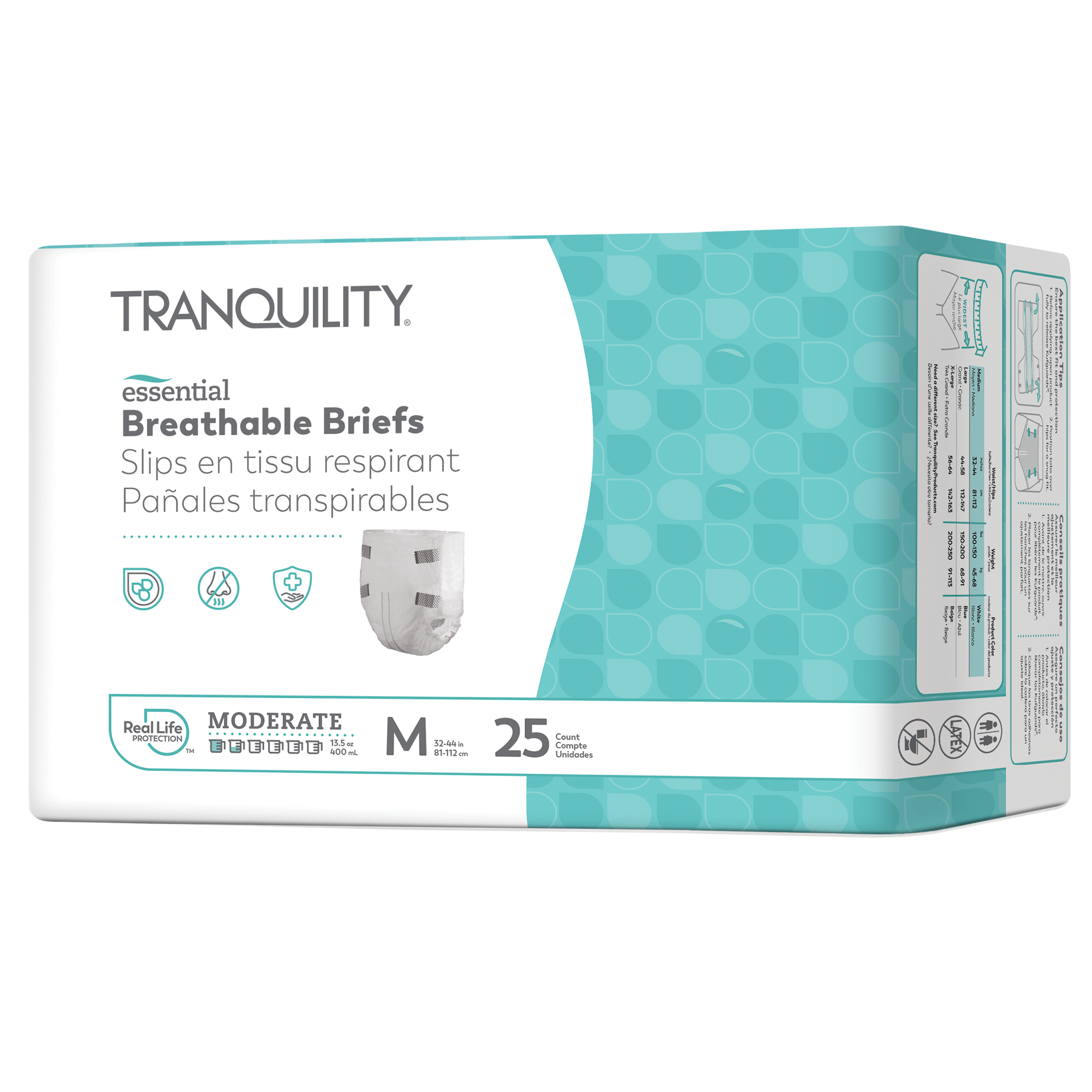 Tranquility Essential Breathable Briefs - Moderate Absorbency