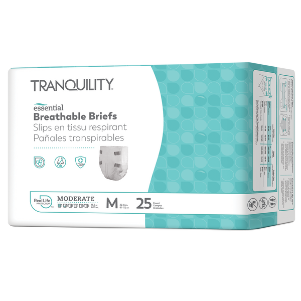 Tranquility Essential Breathable Briefs - Moderate Absorbency