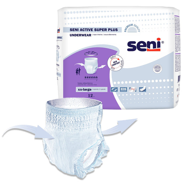 Trial Pack of Seni Active Super Plus Underwear - Small