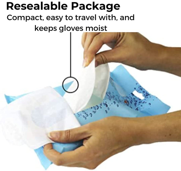 Cleanis Waterless Aqua Sensitive Wash Gloves
