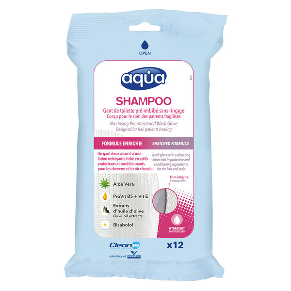 Cleanis Waterless Aqua Shampoo Gloves