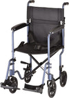 Nova Lightweight Transport Chair with Fixed Arms