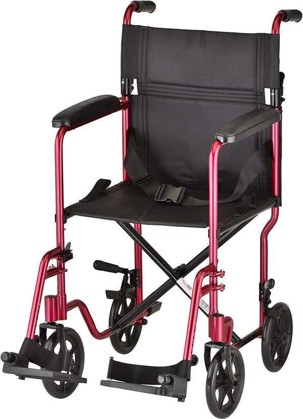 Nova Lightweight Transport Chair with Fixed Arms