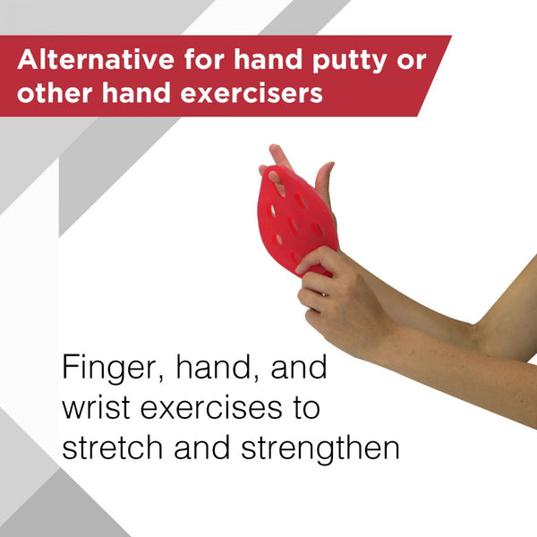 TheraBand Hand Xtrainer - SOFT (RED), Non-Latex Hand Exerciser for Progressive Hand Therapy