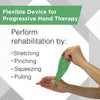 TheraBand Hand Xtrainer - MEDIUM (GREEN), Non-Latex Hand Exerciser for Progressive Hand Therapy